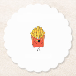 Posavasos De Papel Papas fritas, patatas fritas con tema