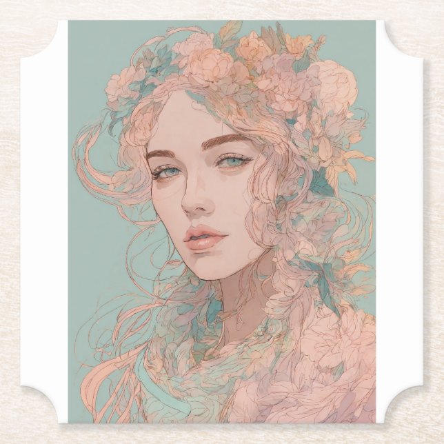 Posavasos De Papel Papel (Anverso)