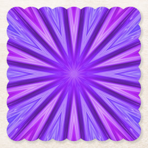 Posavasos De Papel Papel caldoscopio morado/azul