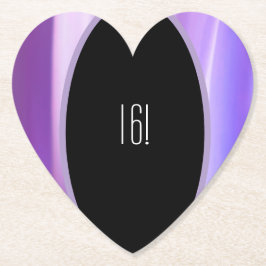 Posavasos De Papel Papel de lavanda de Petals cepillado | Elegante Fl