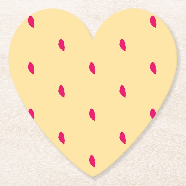 Posavasos De Papel Papel de papel de impresión natural (Anverso)