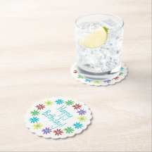 Papel de Soporte de Diseño Ilustrado Floral Colori