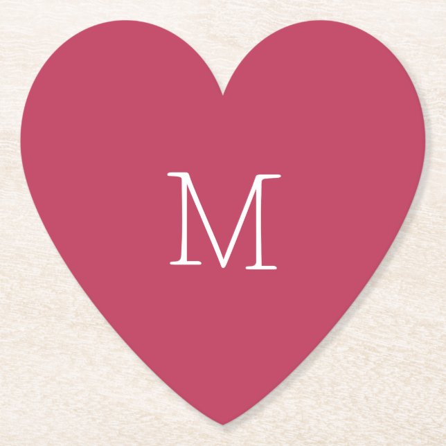 Posavasos De Papel Papel rojo agitado (Anverso)