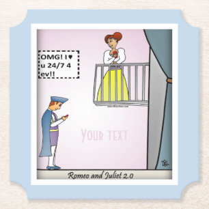 Posavasos De Papel Papel Romeo y Julieta 2.0