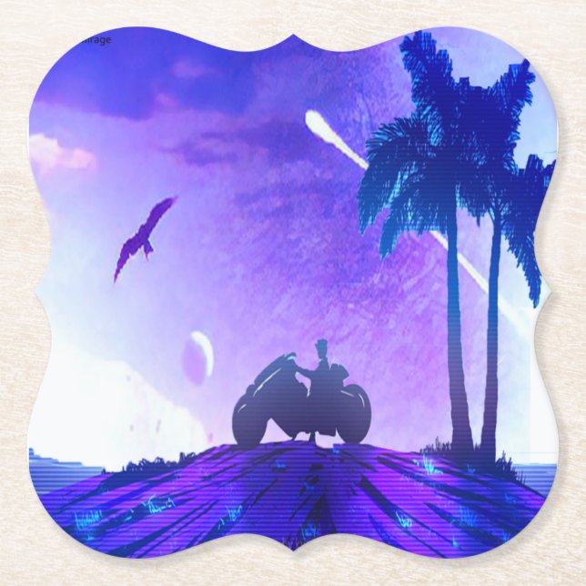 Posavasos De Papel Paper Coaster (Anverso)