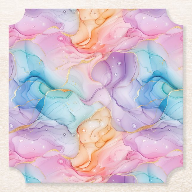 Posavasos De Papel Paper Coasters (Anverso)