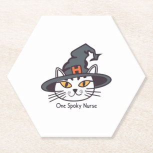 Posavasos De Papel Para los fans de la línea felina, un gato de enfer