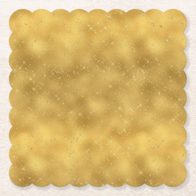 Posavasos De Papel Parques de Glam Gold (Anverso)