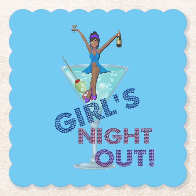 Posavasos De Papel Partido Africano Americano de la Bachillerato (Anverso)