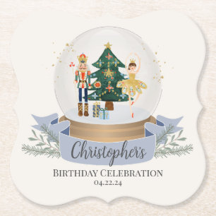 Posavasos De Papel Partido de Cumpleaños de los Navidades Nutcracker