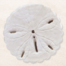 Posavasos De Papel Pascua del Boda delantero Sand Dollar Beach