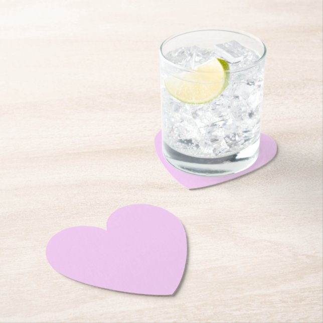 Posavasos De Papel Pastel de Rubor para bebés rosa, Boda de papel dur (In situ)