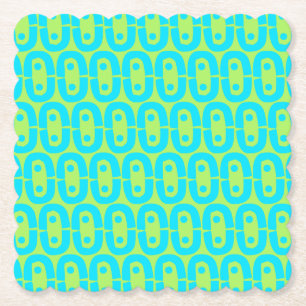 Posavasos De Papel patrón colorido moderno