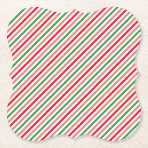Posavasos De Papel Patrón de bandas de verano de la sandía-56206