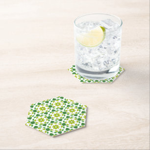 Posavasos De Papel Patrón De Hojas, Patrón De Hojas, Hojas Verdes