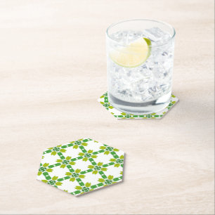 Posavasos De Papel Patrón De Hojas, Patrón De Hojas, Hojas Verdes
