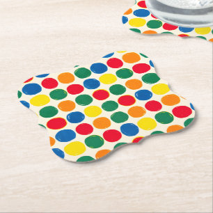 Posavasos De Papel Patrón de lunares colorido de Emma Bridgewater