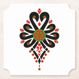 Posavasos De Papel Patrón popular de los montañeses polacos - Parzeni