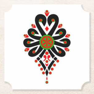 Posavasos De Papel Patrón popular de los montañeses polacos - Parzeni