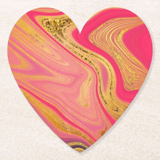 Posavasos De Papel pattern abstract marbled (Anverso)