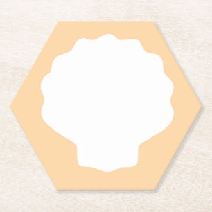 Posavasos De Papel Peach Pearl