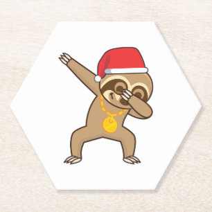 Posavasos De Papel Pegatina Sloth Dab