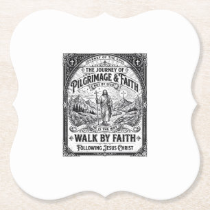 Posavasos De Papel Peregrinación de Jesús Camino Santo Viaje