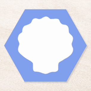 Posavasos de papel Perla Azul