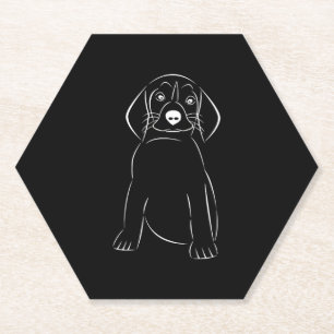 Posavasos De Papel perro adorable