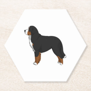 Posavasos De Papel Perro de montaña de Bernese