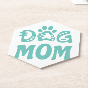 Posavasos De Papel Perro Mamá