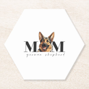Posavasos De Papel Perro Mamá GERMAN SHEPHERD DOG Classic T-Shirt