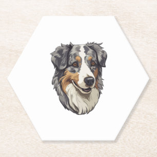 Posavasos De Papel Perro pastor australiano
