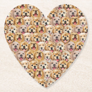 Posavasos De Papel Perros de cachorro de perro de cachorro pájaros ma