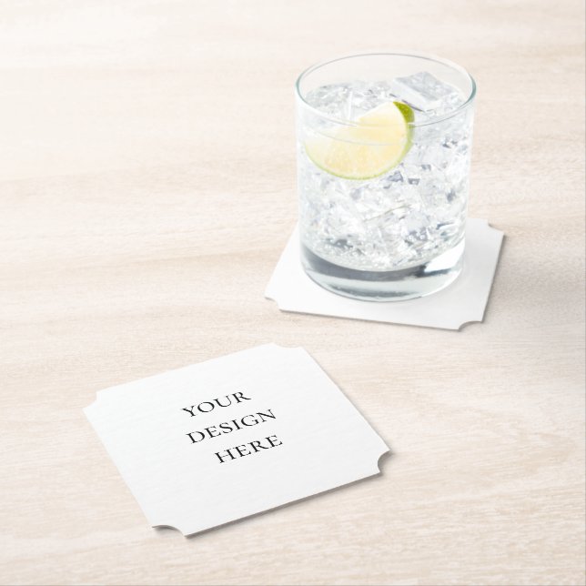 Posavasos De Papel Personaliza o personaliza  (In situ)