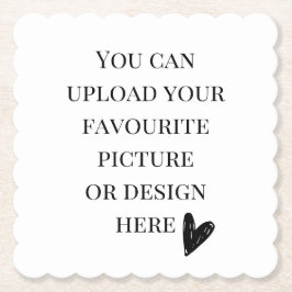 Posavasos De Papel Personalización de la plaza de cielorrados