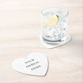 Posavasos De Papel Personalización o Personalizar