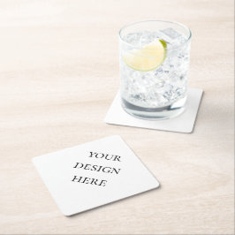 Posavasos De Papel Personalización o Personalizar