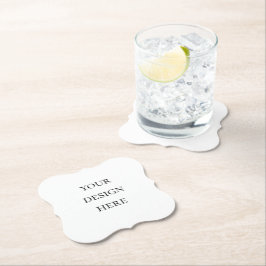 Posavasos De Papel Personalización o Personalizar