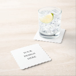 Posavasos De Papel Personalización o Personalizar