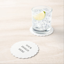 Posavasos De Papel Personalización o Personalizar