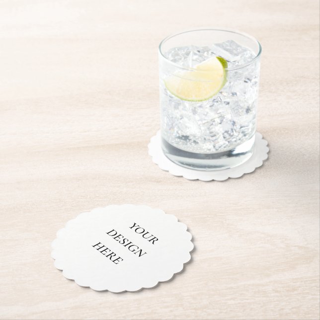 Posavasos De Papel Personalización o Personalizar (In situ)