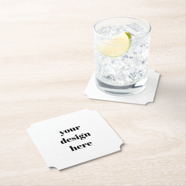 Posavasos De Papel Personalizado (In situ)