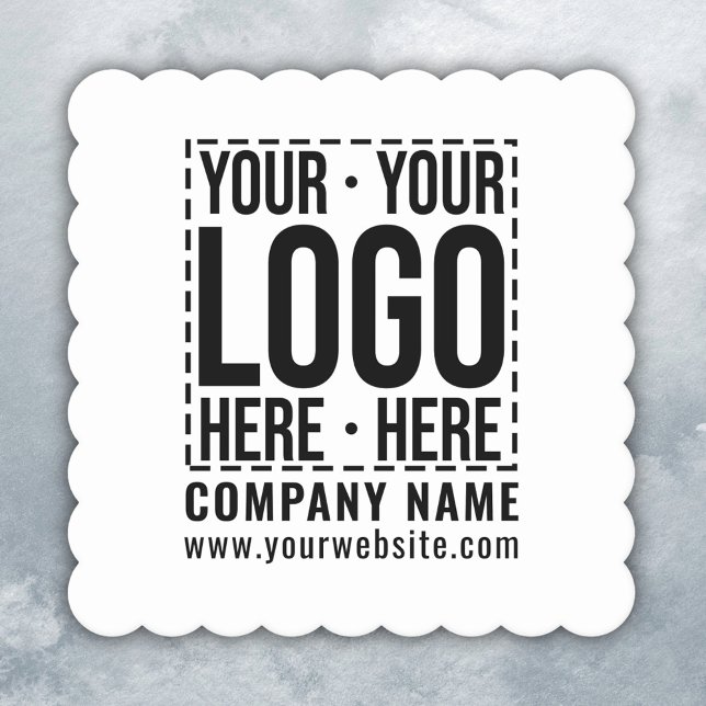 Posavasos De Papel Personalizado Business Logo Empresa Corporativa Gu (Subido por el creador)