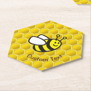 Posavasos De Papel Personalizado Honeybee