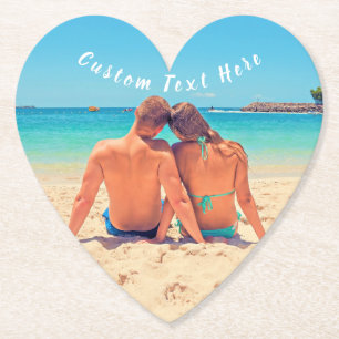 Posavasos De Papel Personalizado la montaña rusa de papel fotográfico