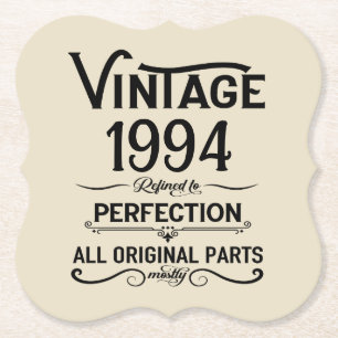 Posavasos De Papel Personalizado Treinta fiesta de 30 años