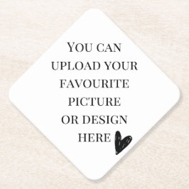 Posavasos De Papel Personalizar diamante