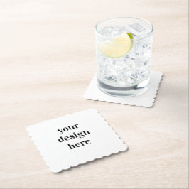 Posavasos De Papel Personalizar o personalizar