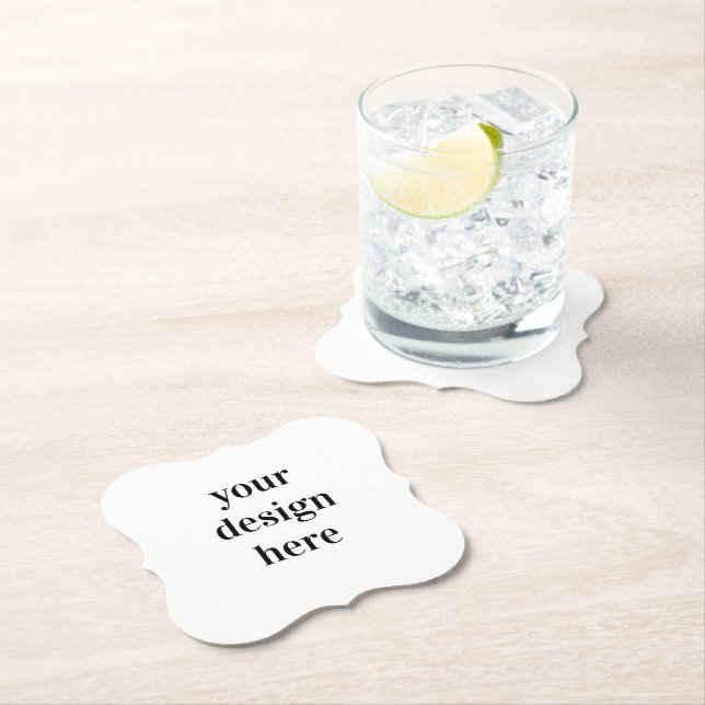 Posavasos De Papel Personalizar o personalizar (In situ)